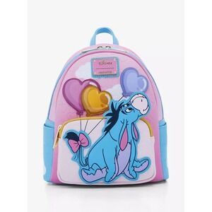 Loungefly‎ Disney Winnie the Pooh Eeyore Balloons Mini Backpack Exclusive